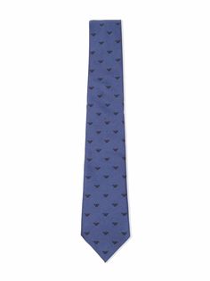 Emporio Armani Kids шелковый галстук с логотипом