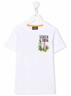 Scotch & Soda футболка из органического хлопка с логотипом