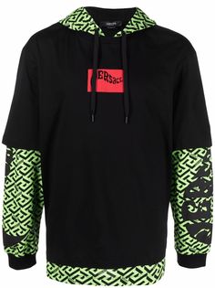 Versace многослойное худи