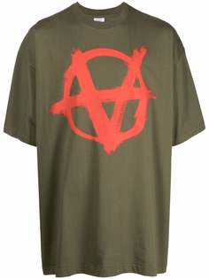 VETEMENTS футболка с логотипом Anarchy