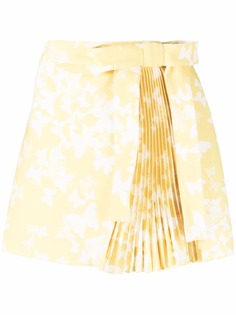 RED Valentino короткая юбка-шорты с принтом