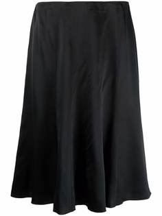 Chanel Pre-Owned шелковая юбка А-силуэта 2006-го года