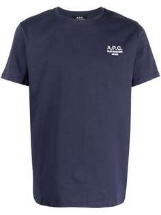 A.P.C. футболка с логотипом