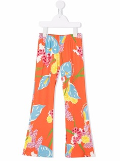 Raspberry Plum широкие брюки с цветочным принтом