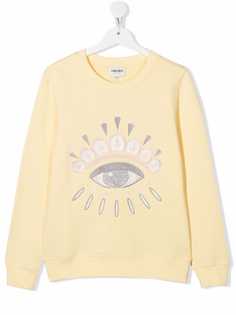 Kenzo Kids свитер с вышитым логотипом