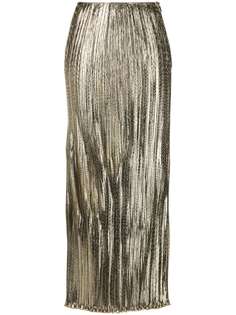 Altuzarra длинная юбка Pandia из ткани ламе