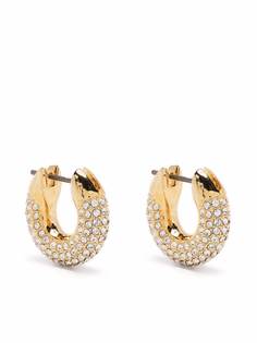 Swarovski серьги-кольца Dextera с кристаллами