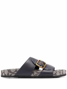 Coach жаккардовые сандалии Addison Signature