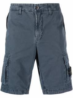 Stone Island шорты-бермуды с логотипом Compass