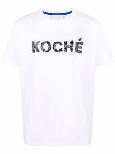 Koché футболка с логотипом