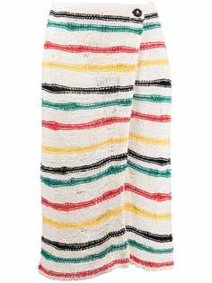 Alanui трикотажная юбка Island Waves