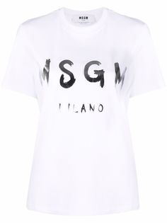 MSGM футболка с логотипом