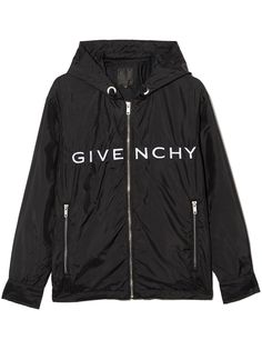 Givenchy Kids непромокаемая куртка с логотипом