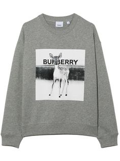 Burberry Kids толстовка с логотипом