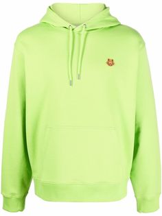 Kenzo худи с декором Tiger Head