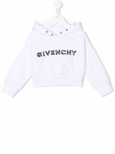 Givenchy Kids худи с вышитым логотипом