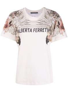 Alberta Ferretti футболка с логотипом