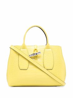Longchamp сумка-тоут Roseau с тиснением под крокодила