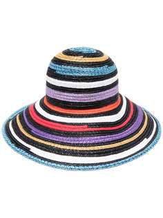 Missoni Mare полосатая шляпа с широкими полями