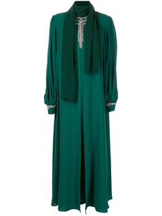 Atelier Zuhra вечернее платье Abaya с кристаллами