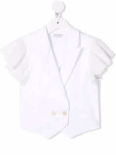 Brunello Cucinelli Kids двубортный жилет