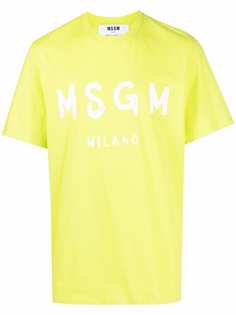 MSGM футболка с логотипом