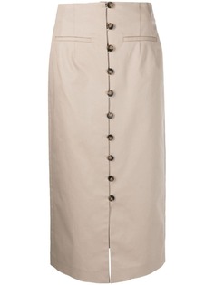 Rosie Assoulin юбка миди с пуговицами