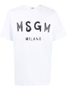 MSGM футболка с логотипом