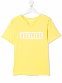 Zadig & Voltaire Kids футболка с логотипом