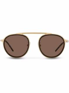 Dolce & Gabbana Eyewear солнцезащитные очки в круглой оправе