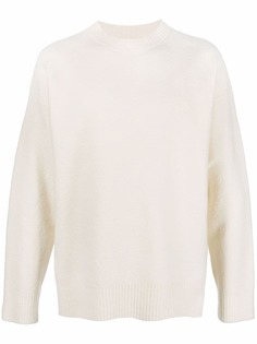 Jil Sander шерстяной джемпер с разрезами