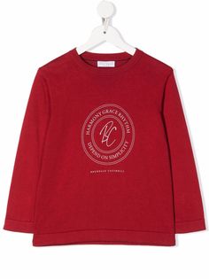 Brunello Cucinelli Kids толстовка с надписью