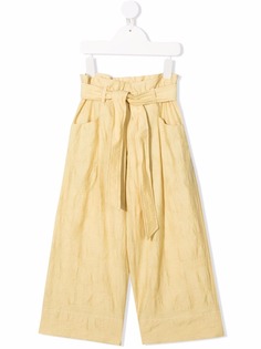 Brunello Cucinelli Kids брюки с присборенной талией