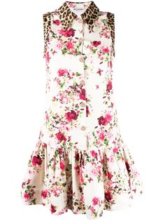 Blugirl платье с цветочным принтом