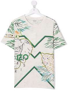 Kenzo Kids футболка с логотипом