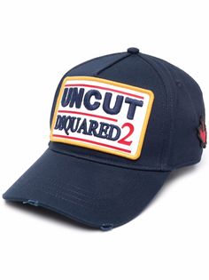 Dsquared2 кепка Uncut с нашивкой-логотипом