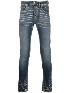 Purple Brand джинсы скинни P001 с эффектом потертости