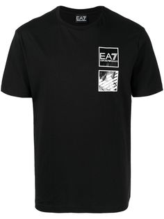 Ea7 Emporio Armani футболка с логотипом