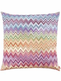 Missoni Home подушка с узором зигзаг