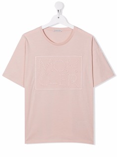Moncler Enfant футболка с логотипом
