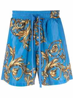 Versace Jeans Couture шорты с кулиской и принтом Baroque