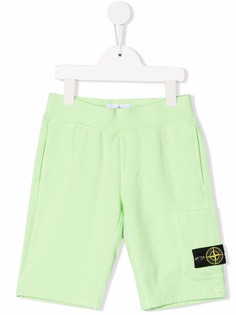 Stone Island Junior спортивные шорты с логотипом Compass