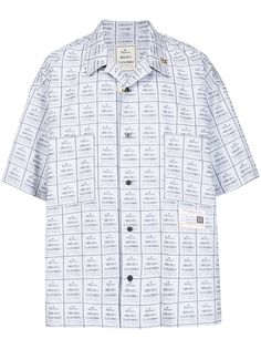 Maison Mihara Yasuhiro рубашка с логотипом