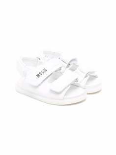 MSGM Kids сандалии с логотипом