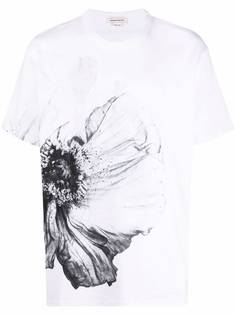 Alexander McQueen футболка с графичным принтом