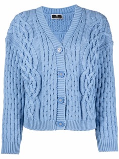 Elisabetta Franchi кардиган фактурной вязки