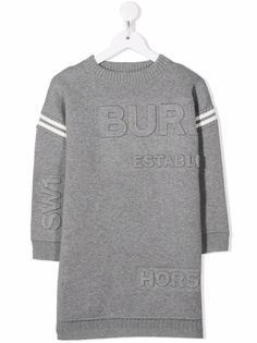 Burberry Kids джемпер с тиснением Horseferry