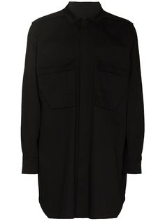Rick Owens рубашка Field с карманами