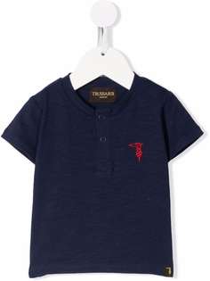 TRUSSARDI JUNIOR футболка с вышитым логотипом