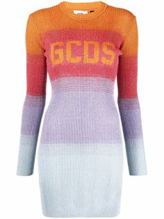 Gcds облегающее платье в рубчик